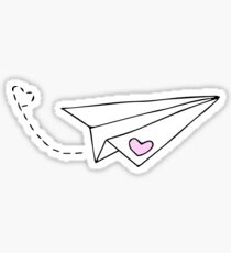 Paper Plane - cute Sticker
