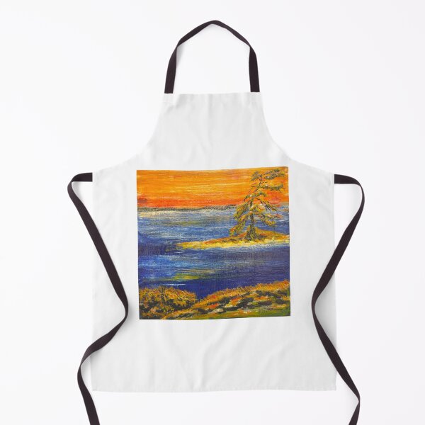 Item preview, Seascape, Muskoka, bees-wax on plywood, 24X24 inch, SKU 2055  designed and sold by Romeo Dobrota.