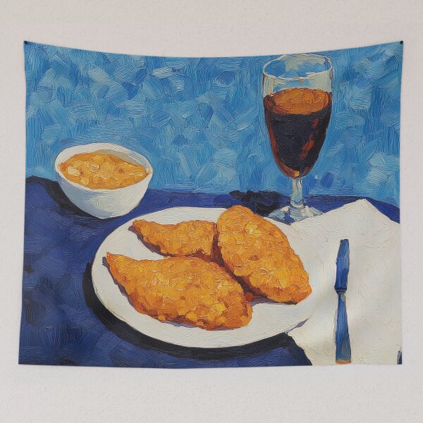 Item preview, Empanada | Post-impressionist painting style designed and sold by ComicsFactory.