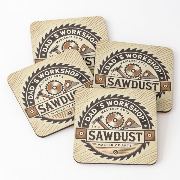 Item preview, Dad's Workshop Master of Sawdust  designed and sold by ThatChannelForDads - 1026Merchandise.