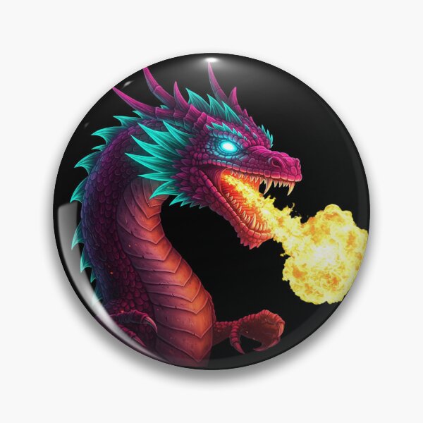 Item preview, Dragons Breathing Fire | Epic and Fiery Fantasy Graphic designed and sold by Tw1nsAIArt.