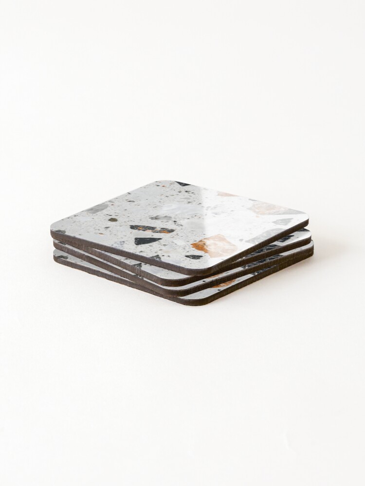 Thumbnail 4 of 5, Coasters (Set of 4), Colorful Structure designed and sold by Visual-Elixir.