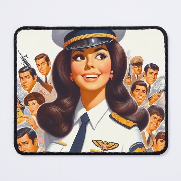 Item preview, Retro Pilot Woman designed and sold by PulpVintage.