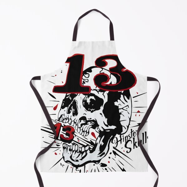 Item preview, 13 series skull hipster skulls old school number tattoo designed and sold by Achille3777.