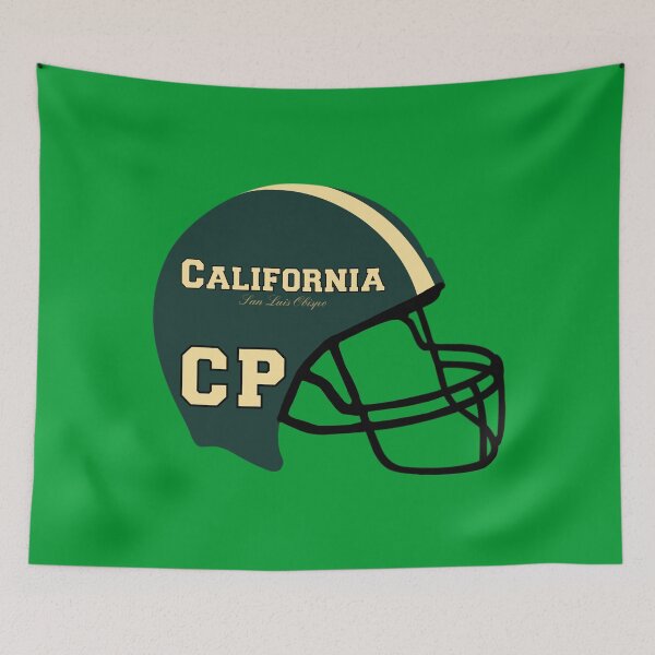 Item preview, San Luis Obispo California CA Football Helmet  designed and sold by Lartheviking.