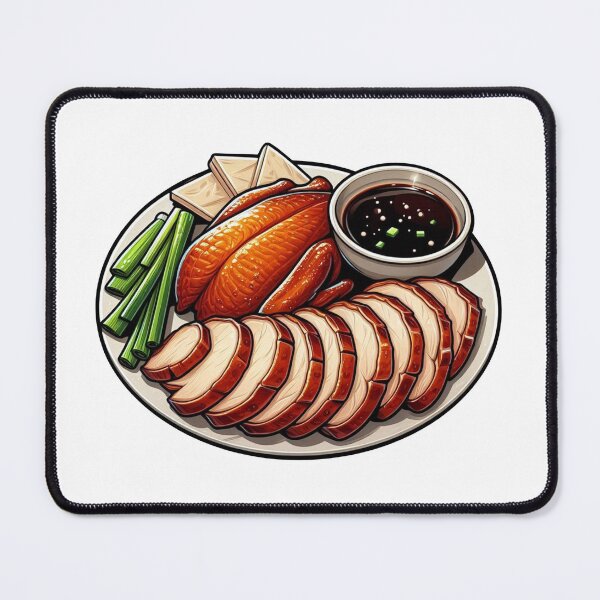 Item preview, illustration of a plate of Peking duck designed and sold by Meemaart.