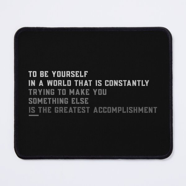 Item preview, Be yourself Inspirational Quote Tee designed and sold by AstraTees.