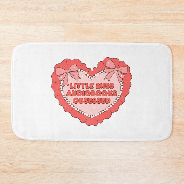 Item preview, Little Miss Audiobooks Obssessed | cute bookish aesthetic designed and sold by The Romantics Atelier.