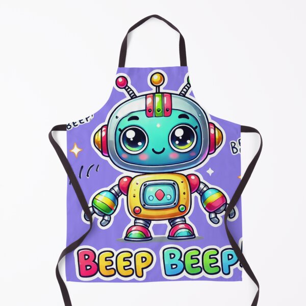 Item preview, Cute Smiling Robot Kid – Beep Beep designed and sold by BestDetailer.