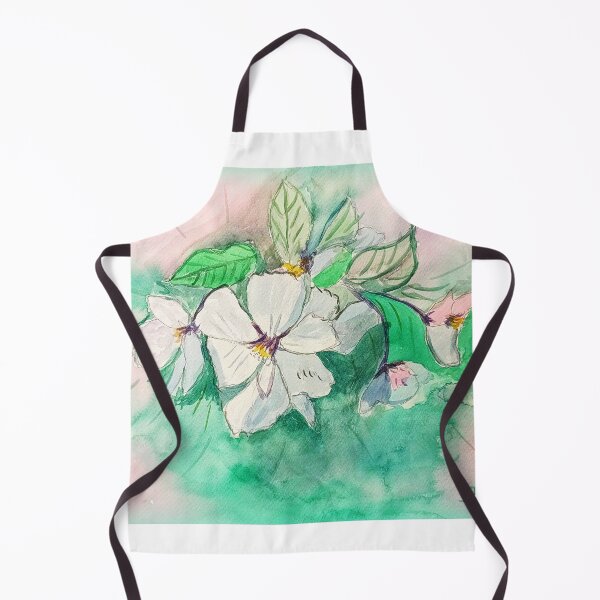 Item preview, White Flowers Watercolour Painting designed and sold by angel1.