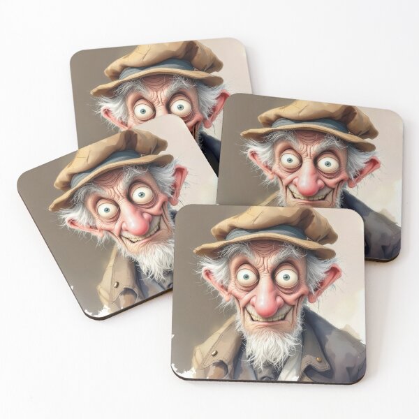 Item preview, Old Man Caricature  designed and sold by Maria Dryfhout.