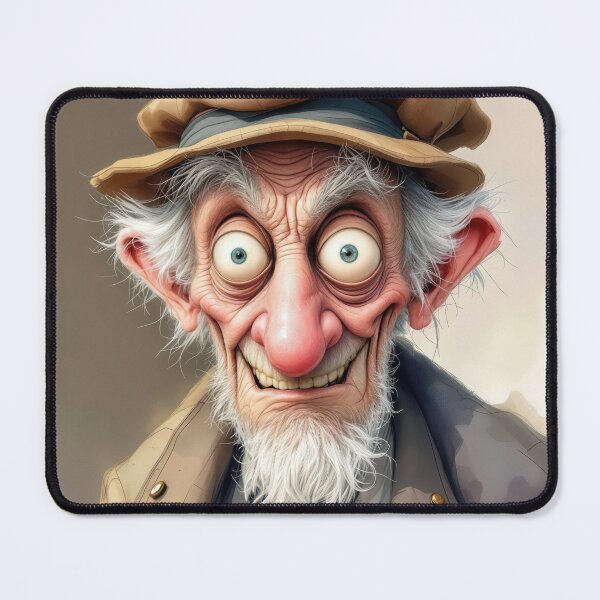 Item preview, Old Man Caricature  designed and sold by Maria Dryfhout.