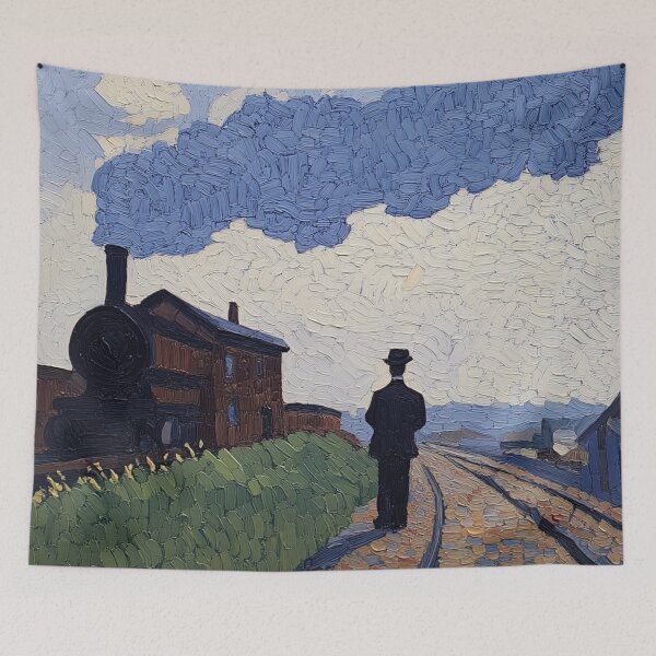 Item preview, Engineer | Post-impressionist painting style designed and sold by ComicsFactory.