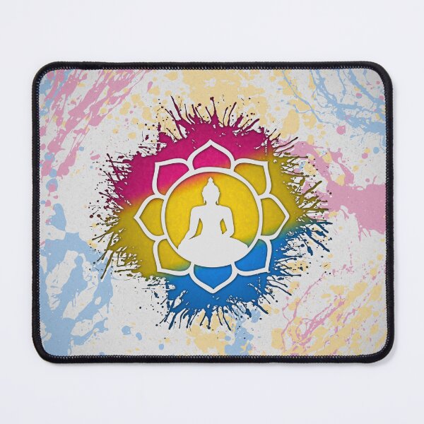 Item preview, Paint Splatter Pansexual Pride Lotus Symbol designed and sold by LiveLoudGraphic.
