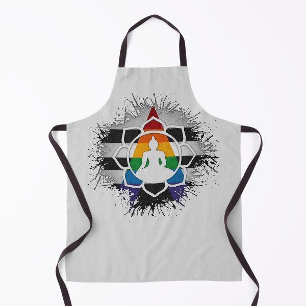 Item preview, Paint Splatter LGBT Ally Pride Lotus Symbol designed and sold by LiveLoudGraphic.