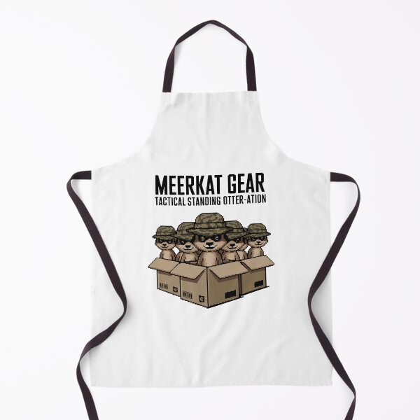 Item preview, Meerkat Gear – Tactical Standing Otter-ation Pixel Art designed and sold by NaturePixel.