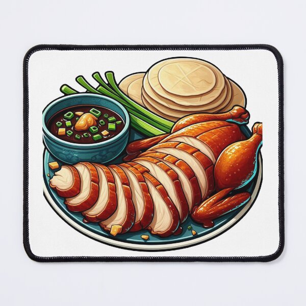 Item preview, illustration of a plate of Peking duck designed and sold by Meemaart.