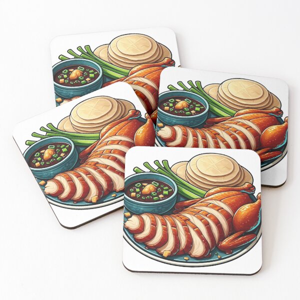 Item preview, illustration of a plate of Peking duck designed and sold by Meemaart.