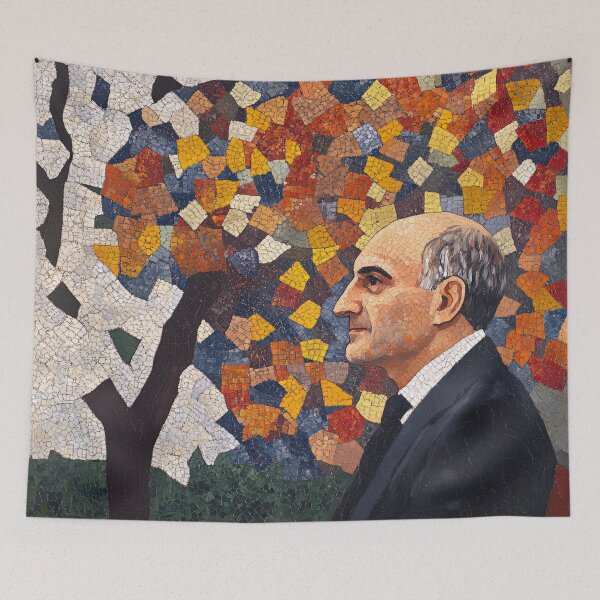 Item preview, Enrico Fermi | Post-impressionist painting style designed and sold by ComicsFactory.