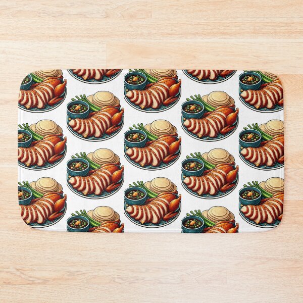 Item preview, illustration of a plate of Peking duck designed and sold by Meemaart.