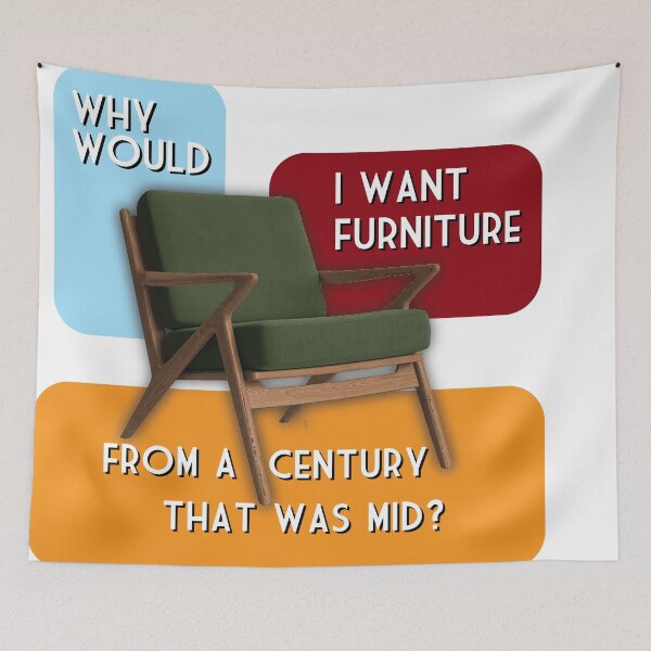 Item preview, Mid-century Chair designed and sold by FleebMerch.