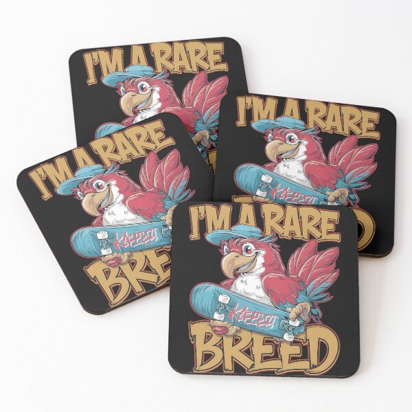 Item preview, I'm a rare breed, Parrot, Cockatoo, Vibrant Feathers, Artistic Bird designed and sold by JansenGS.