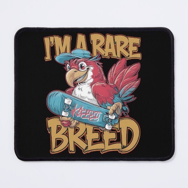 Item preview, I'm a rare breed, Parrot, Cockatoo, Vibrant Feathers, Artistic Bird designed and sold by JansenGS.
