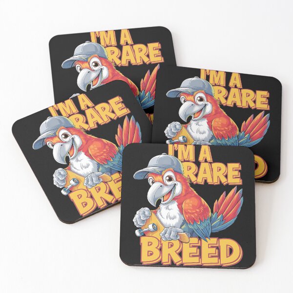 Item preview, I'm a rare breed, Parrot, Cockatoo, Vibrant Feathers, Artistic Bird designed and sold by JansenGS.