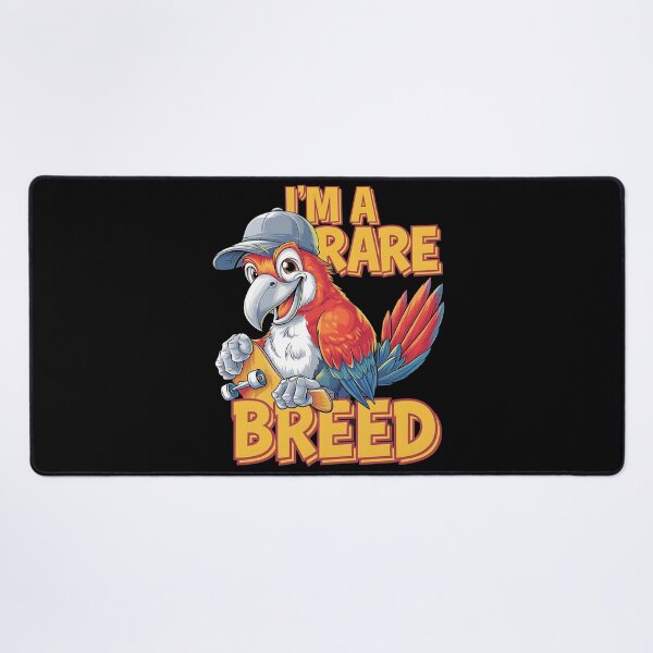 Item preview, I'm a rare breed, Parrot, Cockatoo, Vibrant Feathers, Artistic Bird designed and sold by JansenGS.