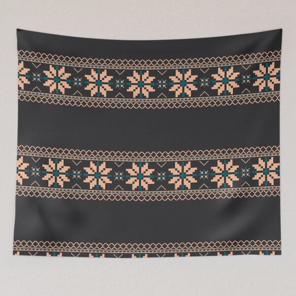 Item preview, ethnic pattern tribal boho folk traditional textile geometric. designed and sold by dpsstudio.