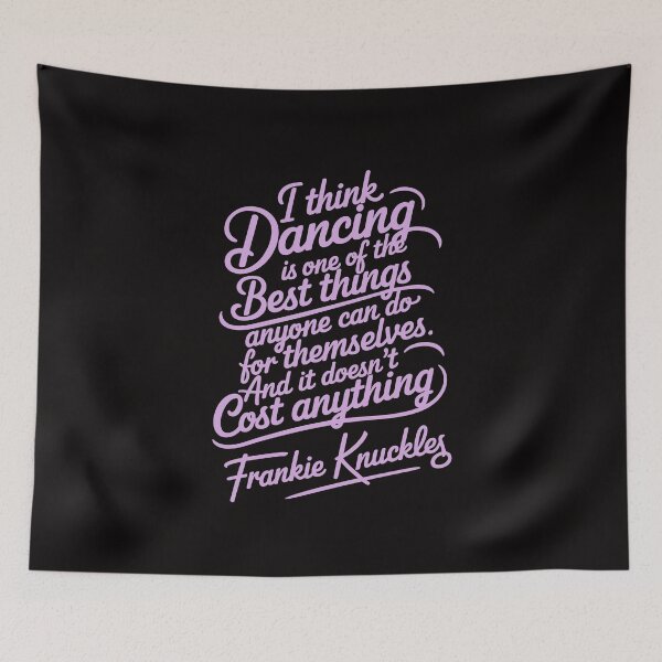 Item preview, Elegant F. Knuckles Quote – House Music Legend Design designed and sold by paulo silveira.