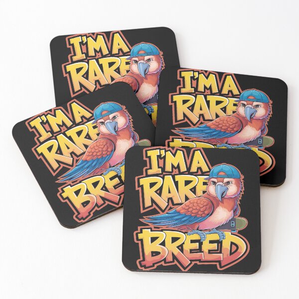 Item preview, I'm a rare breed, Parrot, Cockatoo, Vibrant Feathers, Artistic Bird designed and sold by JansenGS.