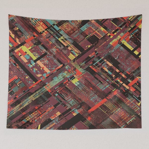 Item preview, Abstract Geometric Art with Vibrant Textures designed and sold by Rui Fernandes.