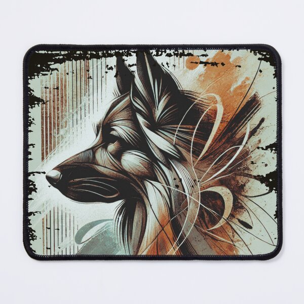 Item preview, "Ethereal Guardian: Abstract Canine Majesty" designed and sold by Southernwind Designs.