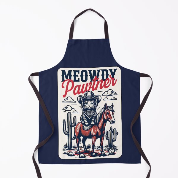 Item preview, Cowboy Cat Riding Horse designed and sold by 2laughinglemons.