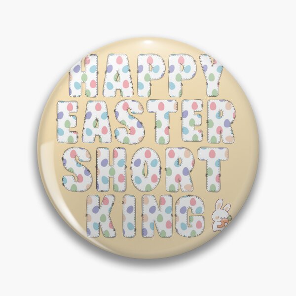 Item preview, Happy Easter Short King designed and sold by PlumTreeDesign.