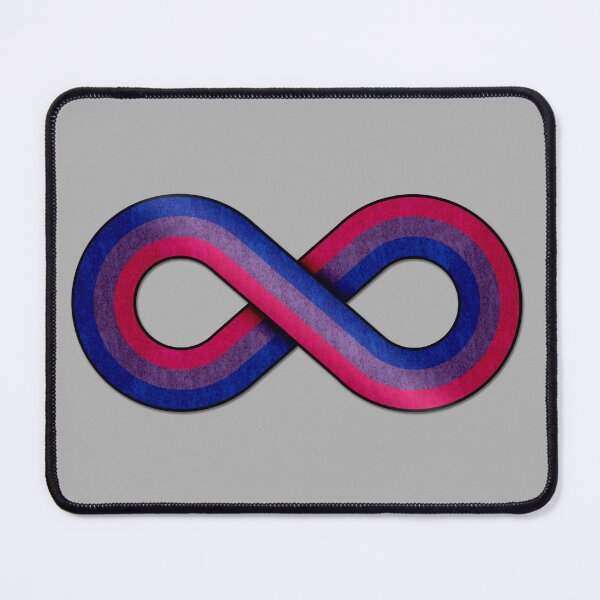 Item preview, Large Infinity Vector Symbol Striped with Bisexual Pride Flag designed and sold by LiveLoudGraphic.