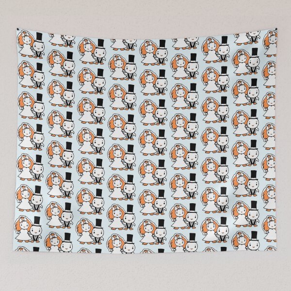 Item preview, 2 Birds Wedding Dress Couple Ducks Man Woman Fun designed and sold by shirt-o-mat.
