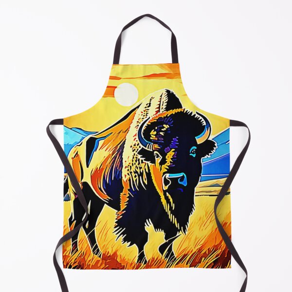 Item preview, Bison Sunset Majesty Design designed and sold by Health And Fitness Posts e-Store.