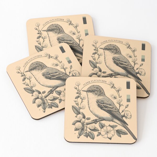 Item preview, Alder Flycatcher designed and sold by theAVIARY7.