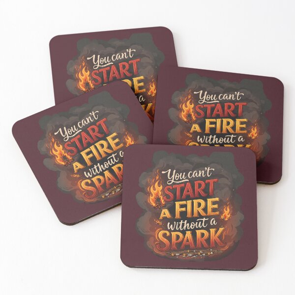 Item preview, You can't start a fire without a spark. designed and sold by sing-it-out.