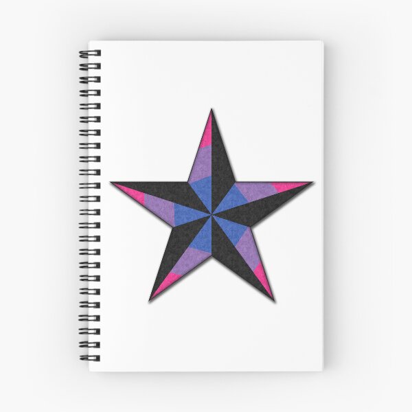 Item preview, Bisexual Pride Flag Colored Nautical Star designed and sold by LiveLoudGraphic.