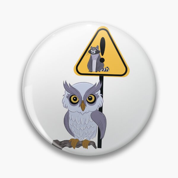 Item preview, Owl and raccon designed and sold by Monedesign.