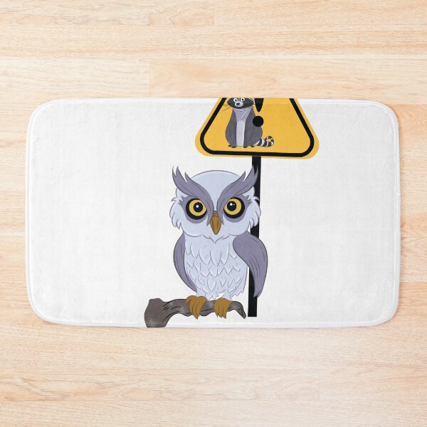 Item preview, Owl and raccon designed and sold by Monedesign.