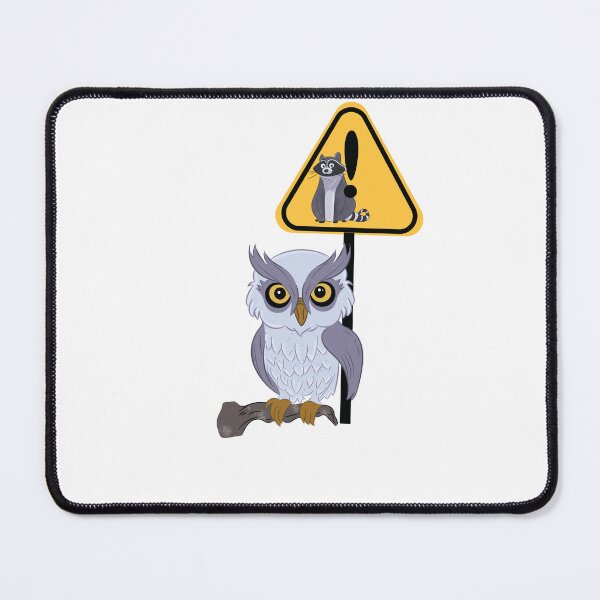 Item preview, Owl and raccon designed and sold by Monedesign.