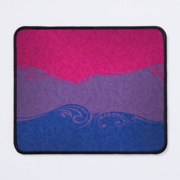 Item preview, Fancy Swooped and Swirled Bisexual Pride Flag Background designed and sold by LiveLoudGraphic.