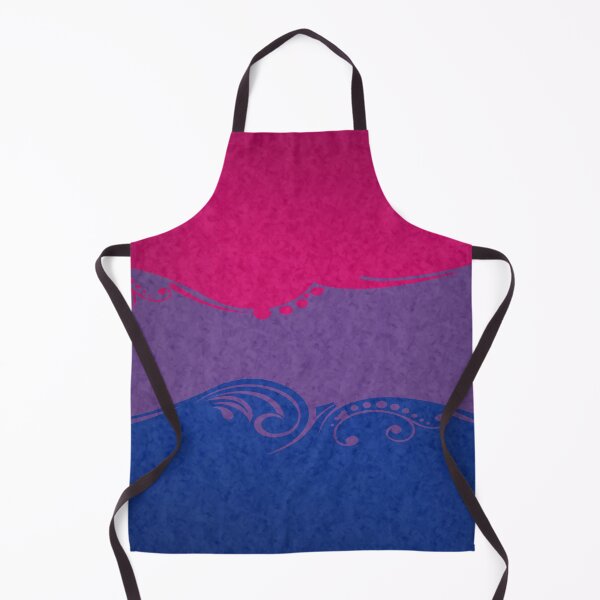Item preview, Fancy Swooped and Swirled Bisexual Pride Flag Background designed and sold by LiveLoudGraphic.
