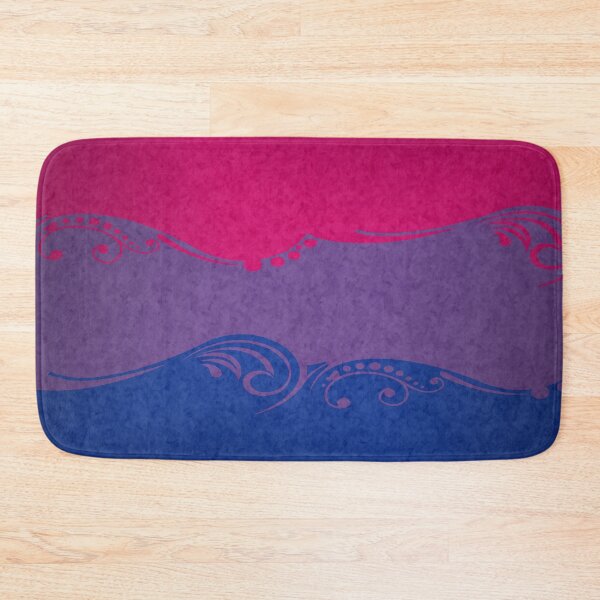 Item preview, Fancy Swooped and Swirled Bisexual Pride Flag Background designed and sold by LiveLoudGraphic.