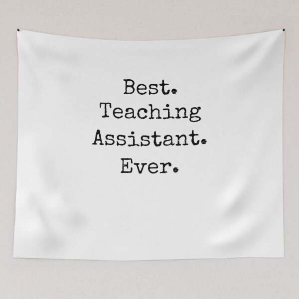 Item preview, Best teaching assistant ever vintage TA cute appreciation designed and sold by snowry.