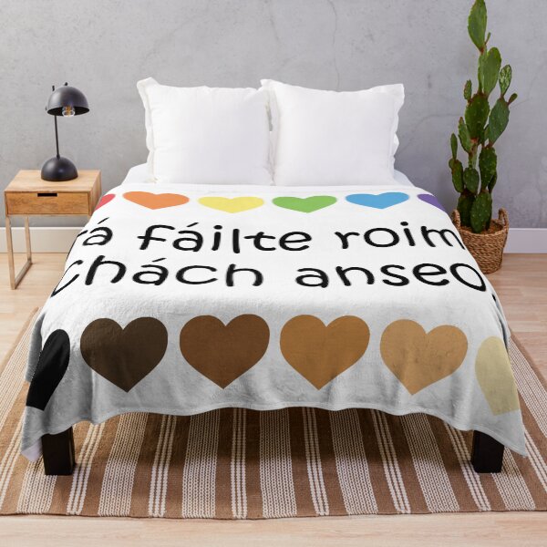Item preview, Everyone is welcome here - In Gaeilge - Irish language designed and sold by CELTIC-DESIGNS.